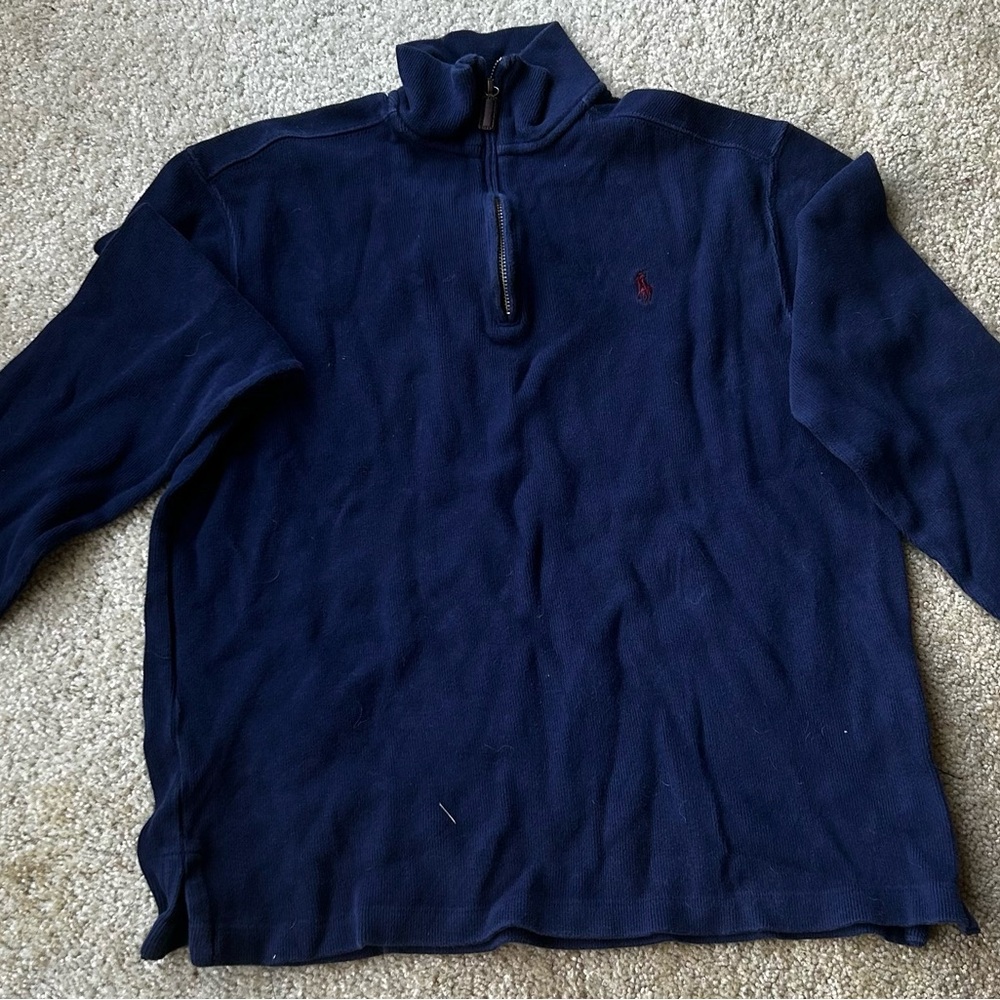 Navy Blue Men's Quarter Zip